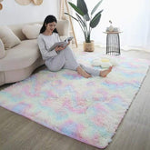 Huitich A - Express Kids Rainbow Carpet Soft Plush Rug - Mumzar